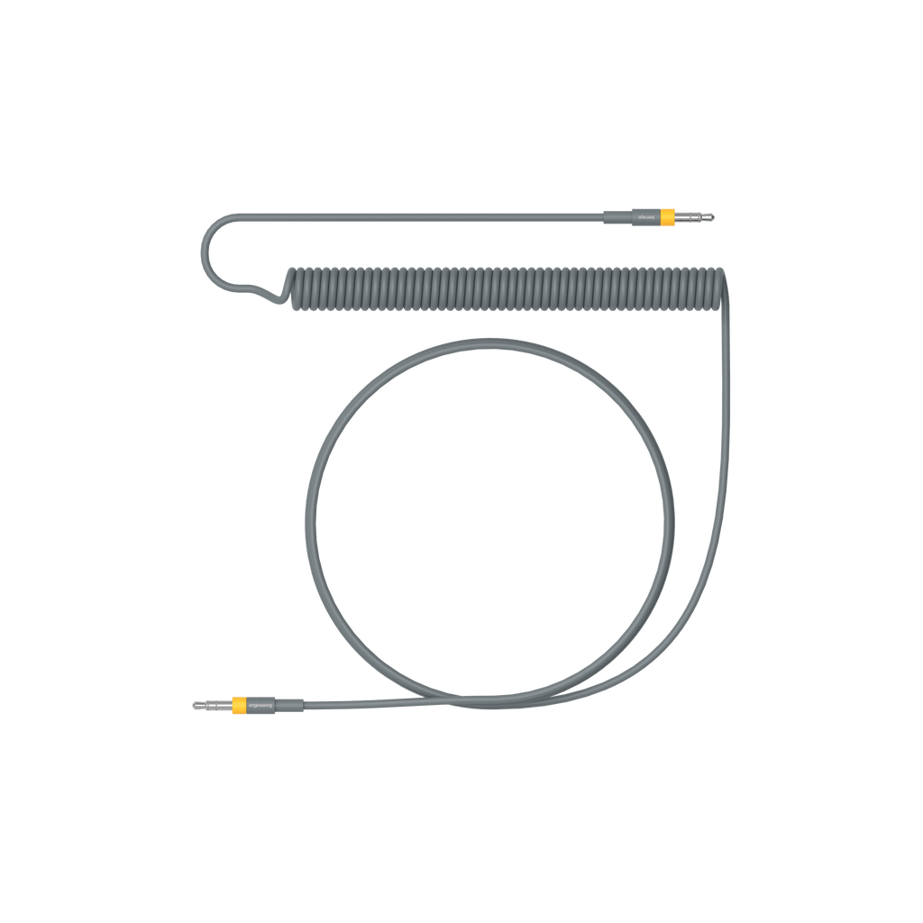 slim audio cable curly long teenage engineering