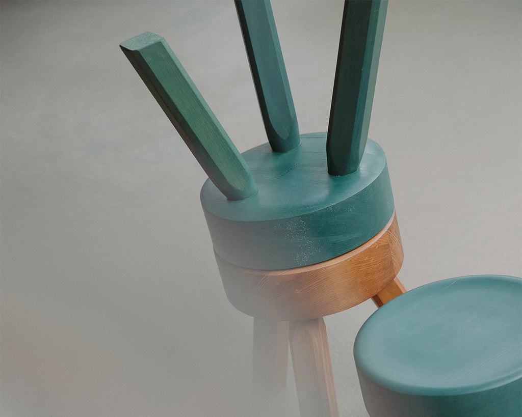FRAMA - AML Stool | Green Pine FRAMA