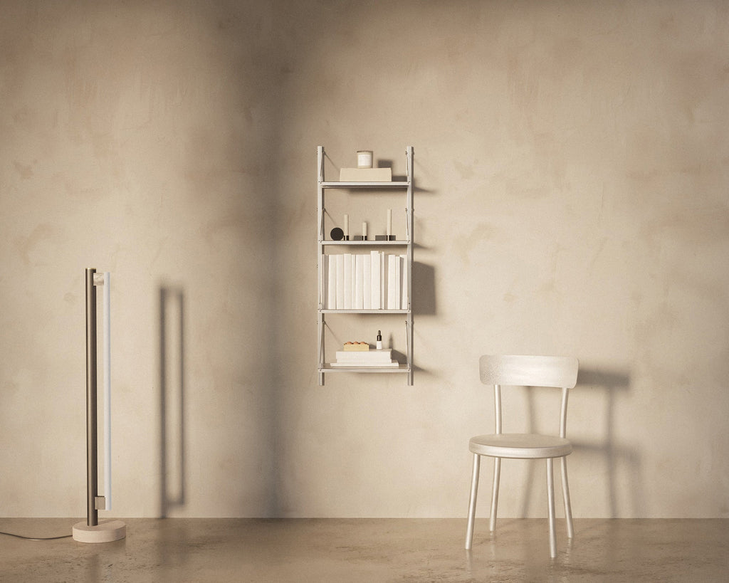 FRAMA - Shelf Library Add-on Section | Stainless Steel | H108.4 / W40 FRAMA