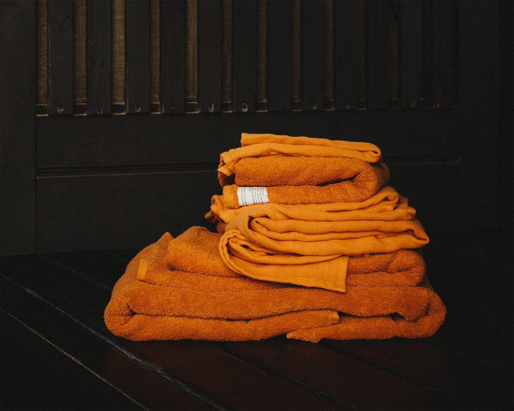FRAMA - Light Towel | Burnt Orange | Bath Sheet Frama