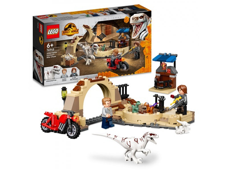 LEGO Jurassic World - Atrociraptor Dinosaur Bike Chase (76945)
