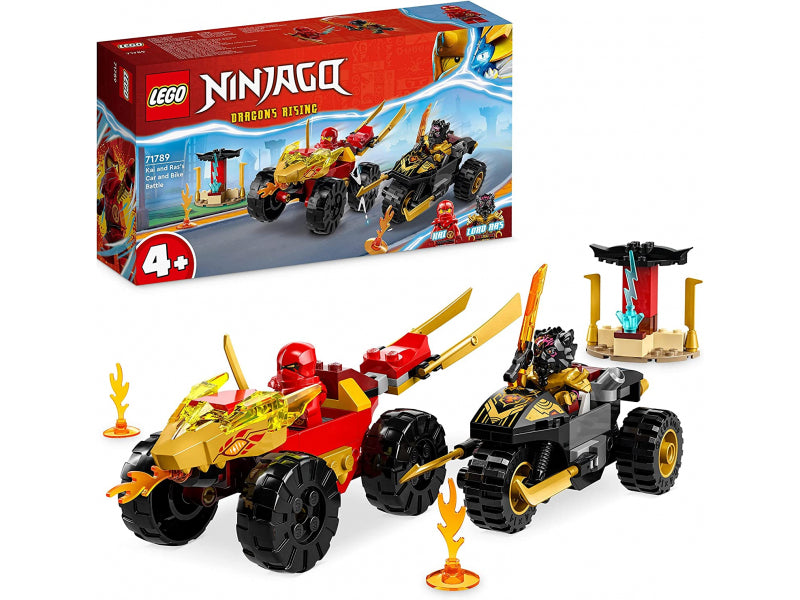 LEGO NINJAGO - Chase Set with Kais Speedster and Ras\' Motorcycle (71789)