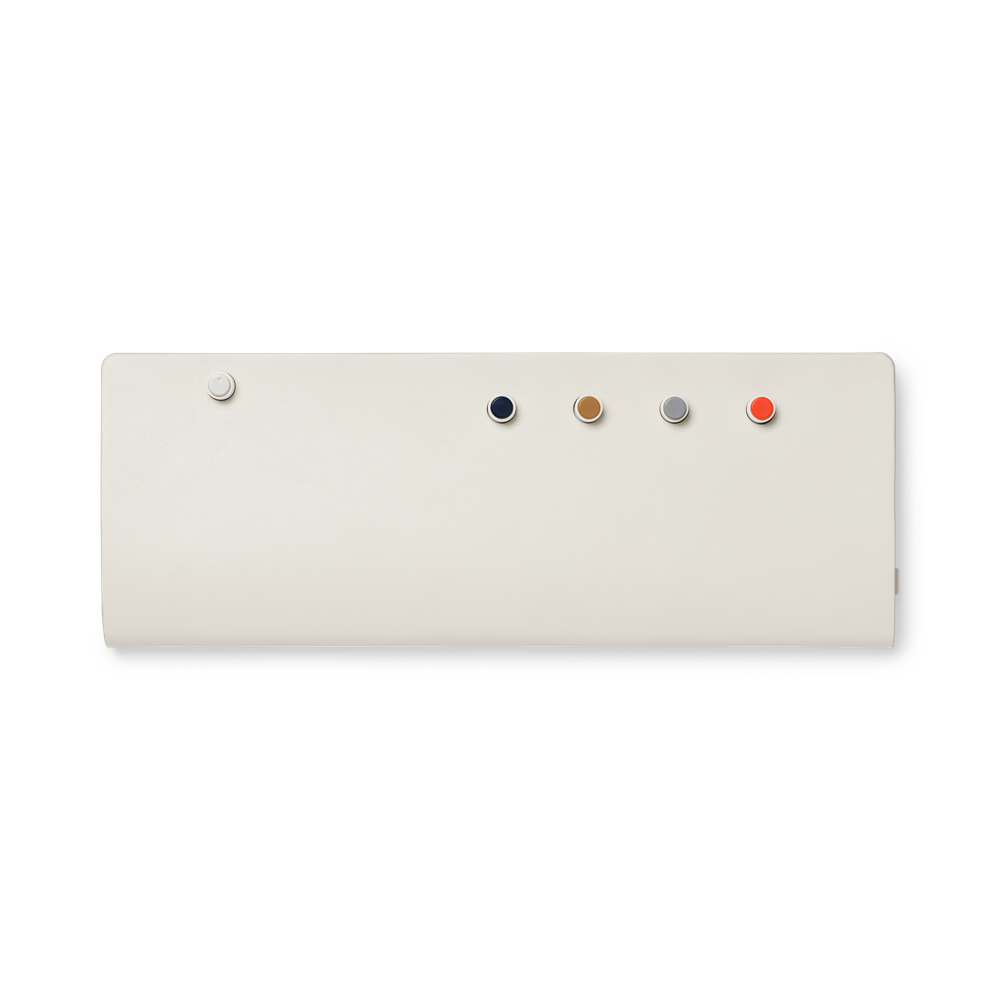 OP–1 field leather wrap white teenage engineering