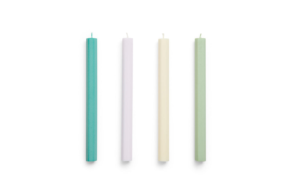 Hexagon Candle Set of 4 HAY