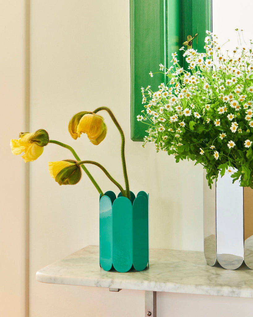 Arcs Vase Green HAY