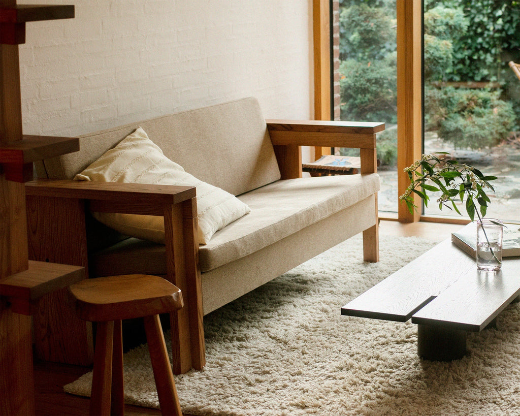 FRAMA - Symmetry Couch | Ash Wood / Oat Fabric FRAMA