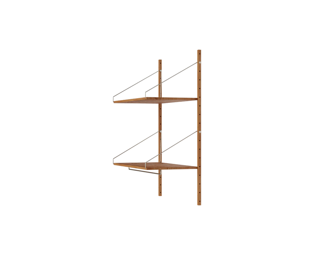 FRAMA - Shelf Library Hanger Section | Natural Oak | H114.8 / W80 FRAMA