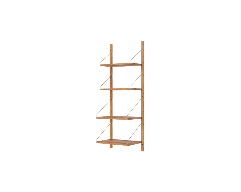 FRAMA - Shelf Library Single Section | Natural Oak | H114.8 / W40 FRAMA