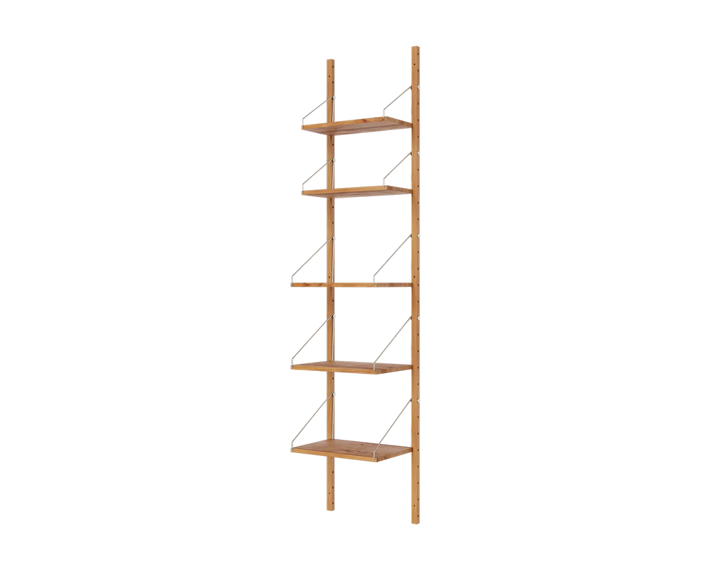 FRAMA - Shelf Library Single Section | Natural Oak | H185.2 / W40 FRAMA