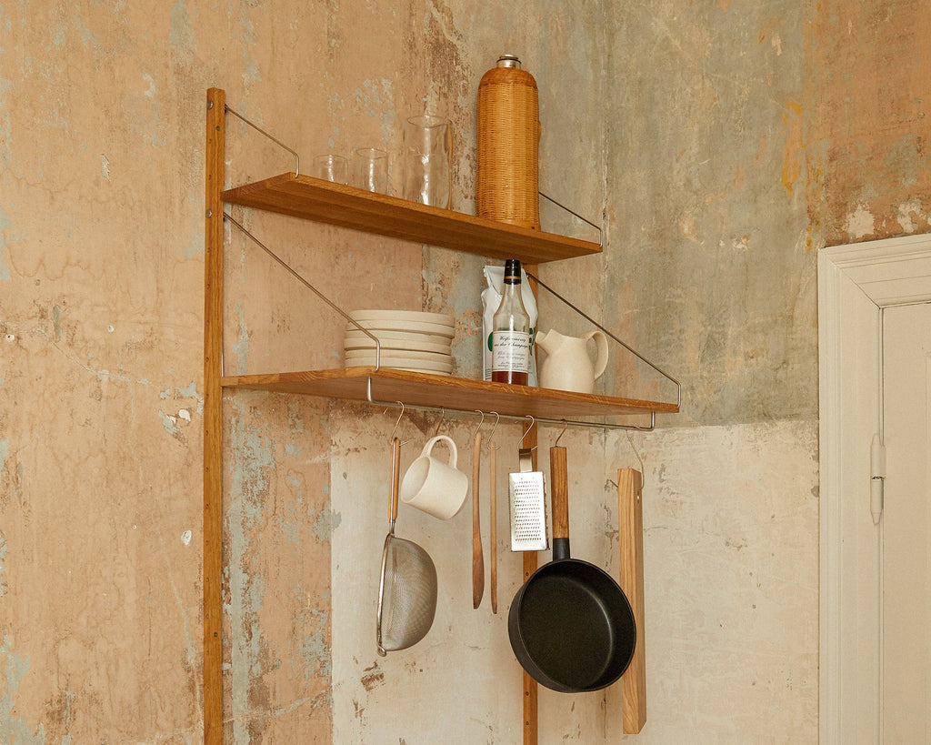 FRAMA - Library Hanger Shelf | Natural Oak | D40 / W80 FRAMA