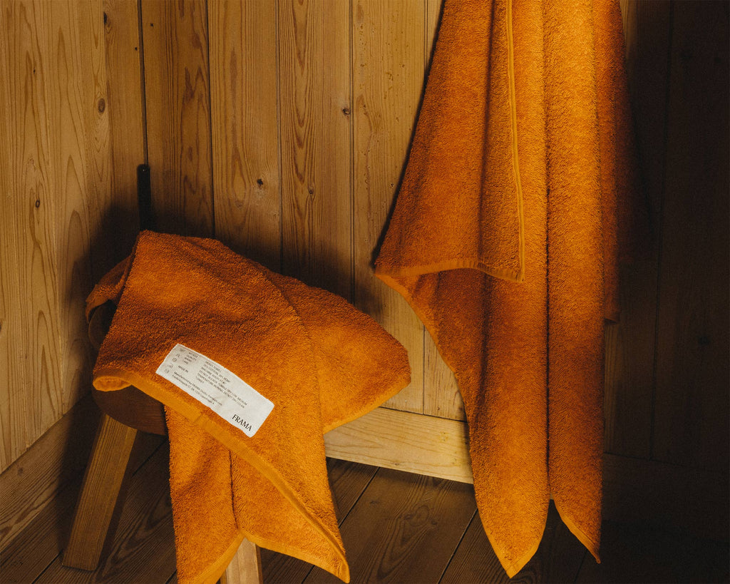 FRAMA - Heavy Towel Set | Burnt Orange Frama