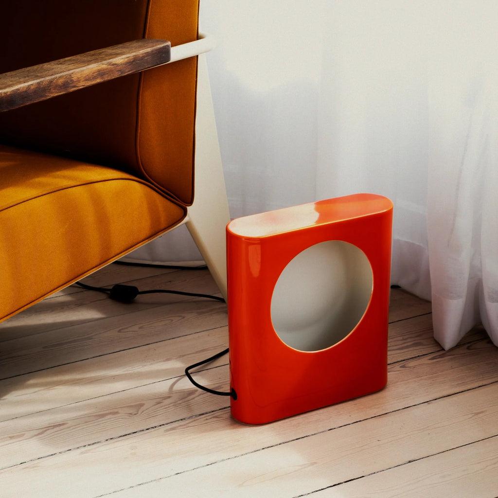 Panter&Tourron - Signal - lamp - large - EU plug - tangerine orange raawii