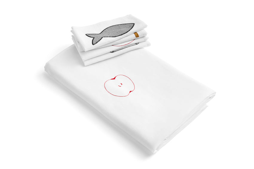 Sobremesa Tablecloth-L300-White HAY