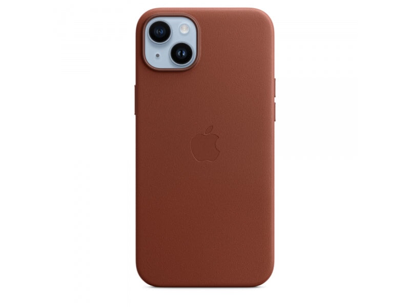 Apple Apple iPhone 14 Plus Leather Case with MagSafe Umber Accessories Mobile Computing 