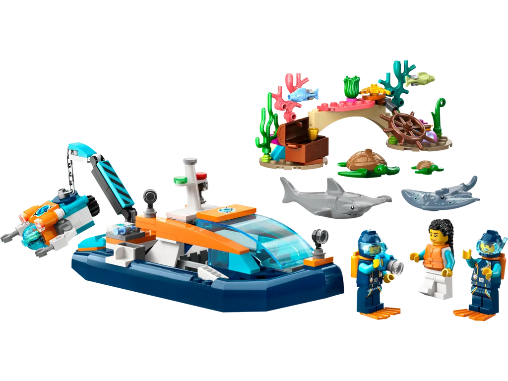 Lego Explorer Diving Boat 