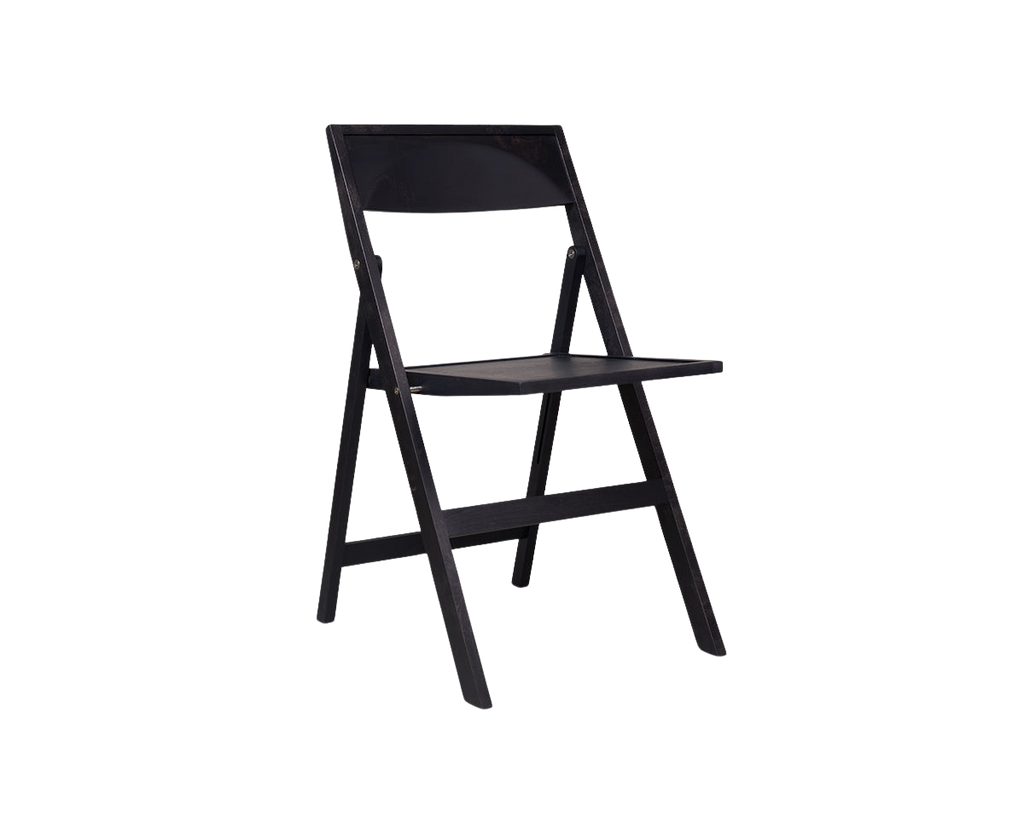 FRAMA - Folding Flat Chair | Ash Black Birch | Reethaus Edition Frama
