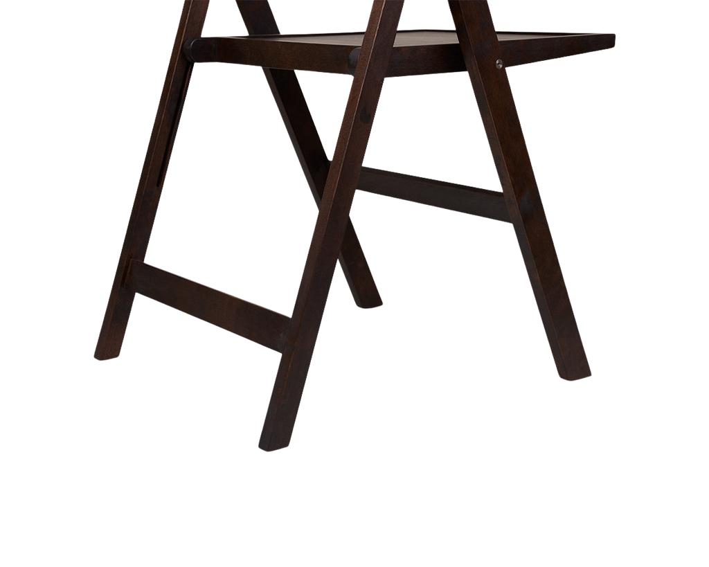 FRAMA - Folding Flat Chair | Dark Brown Birch Frama