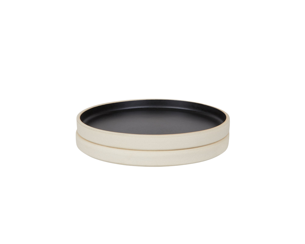 FRAMA - Otto Ceramic Plate Set of Two | Black | Small Frama
