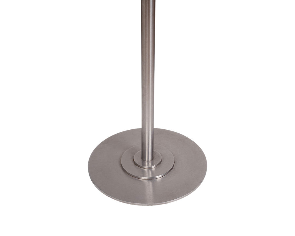 FRAMA - Table 57 | Yellow Limestone / Stainless Steel | Ø70 FRAMA