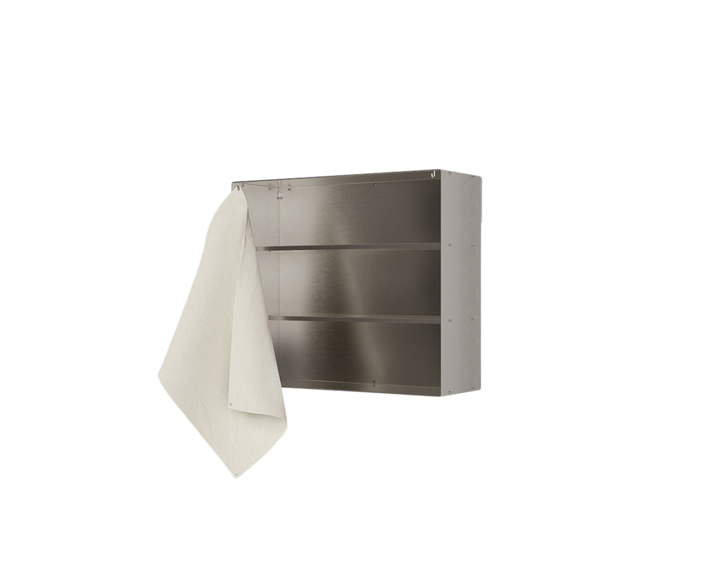 FRAMA - Shelf Library Canvas Cabinet | Stainless Steel / Canvas Frama