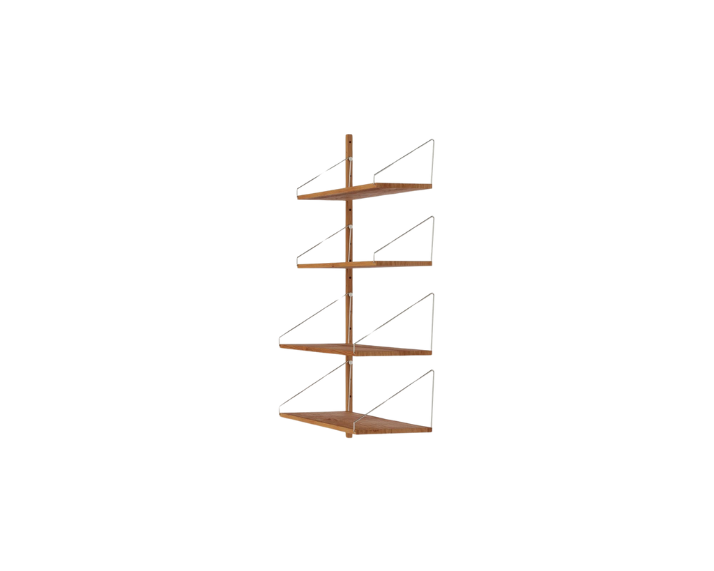 FRAMA - Shelf Library Add-on Section | Natural Oak | H114.8 / W80 FRAMA