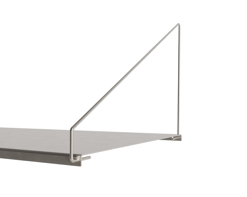 FRAMA - Shelf Library Desk Section | Stainless Steel | H108.4 / W80 FRAMA